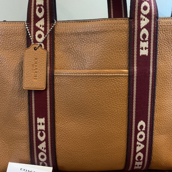 Coach Smith Tote Crossbody Bag In Leather/Silver/Penny Multi Cu997 - Picture 2 of 5